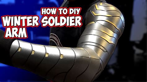 winter soldier arm template|winter soldier costume diy.